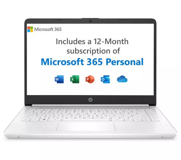 HP Stream 14s-dq0506sa 14" Laptop - Intel® Celeron®, 64 GB eMMC, White