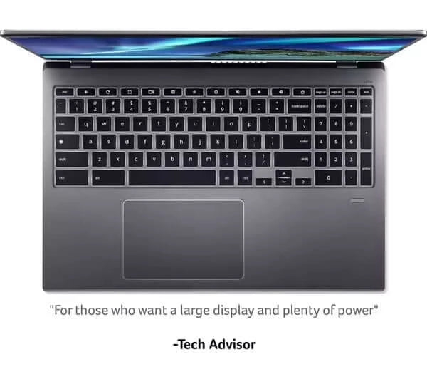 ACER 515 15.6" Chromebook & Mouse Bundle - Intel® Core™ i3, 128 GB SSD, Grey