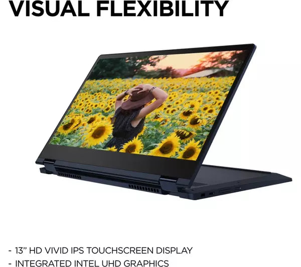 LENOVO IdeaPad Flex 5i 13.3" 2 in 1 Chromebook - Intel® Core™ i3, 128 GB SSD, Blue
