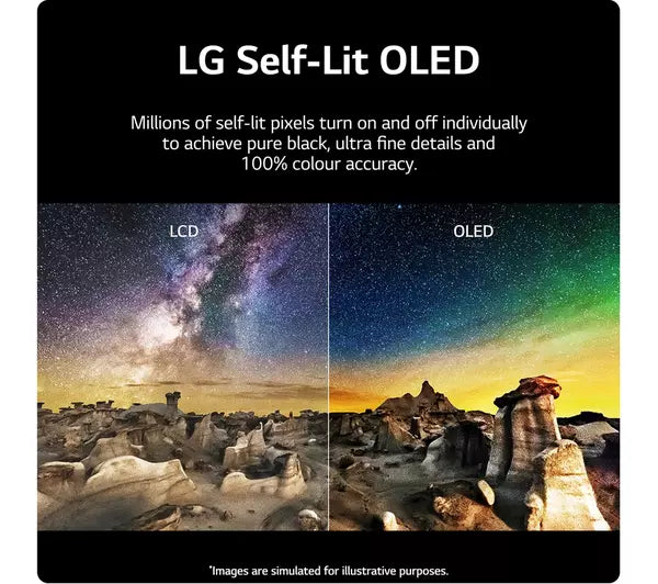 LG OLED48C34LA 48" Smart 4K Ultra HD HDR OLED TV with Amazon Alexa