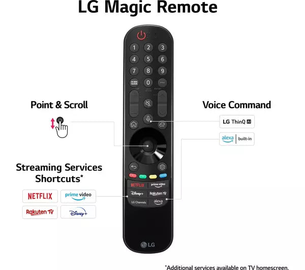 LG OLED48C34LA 48" Smart 4K Ultra HD HDR OLED TV with Amazon Alexa