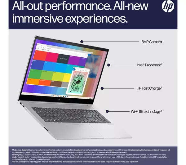 HP ENVY 17-cw0501na 17.3" Laptop - Intel® Core™ i7, 1 TB SSD, Silver