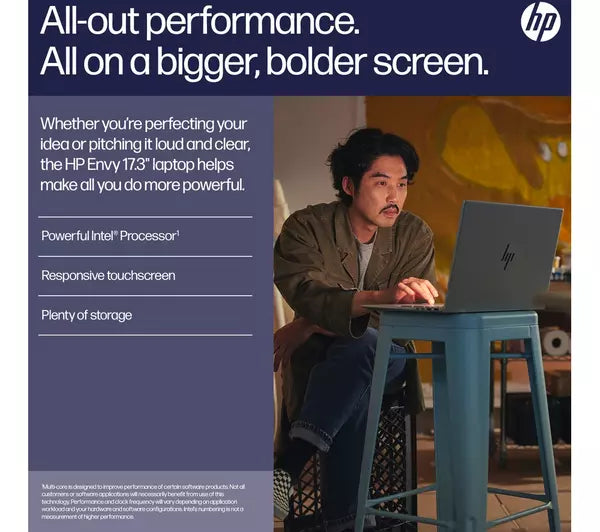 HP ENVY 17-cw0501na 17.3" Laptop - Intel® Core™ i7, 1 TB SSD, Silver