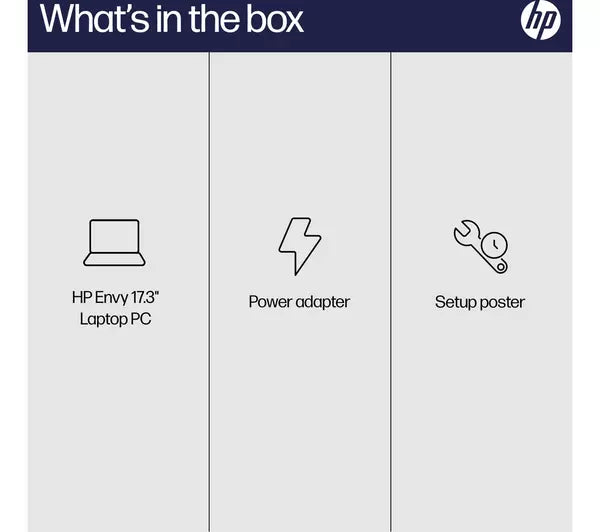 HP ENVY 17-cw0501na 17.3" Laptop - Intel® Core™ i7, 1 TB SSD, Silver