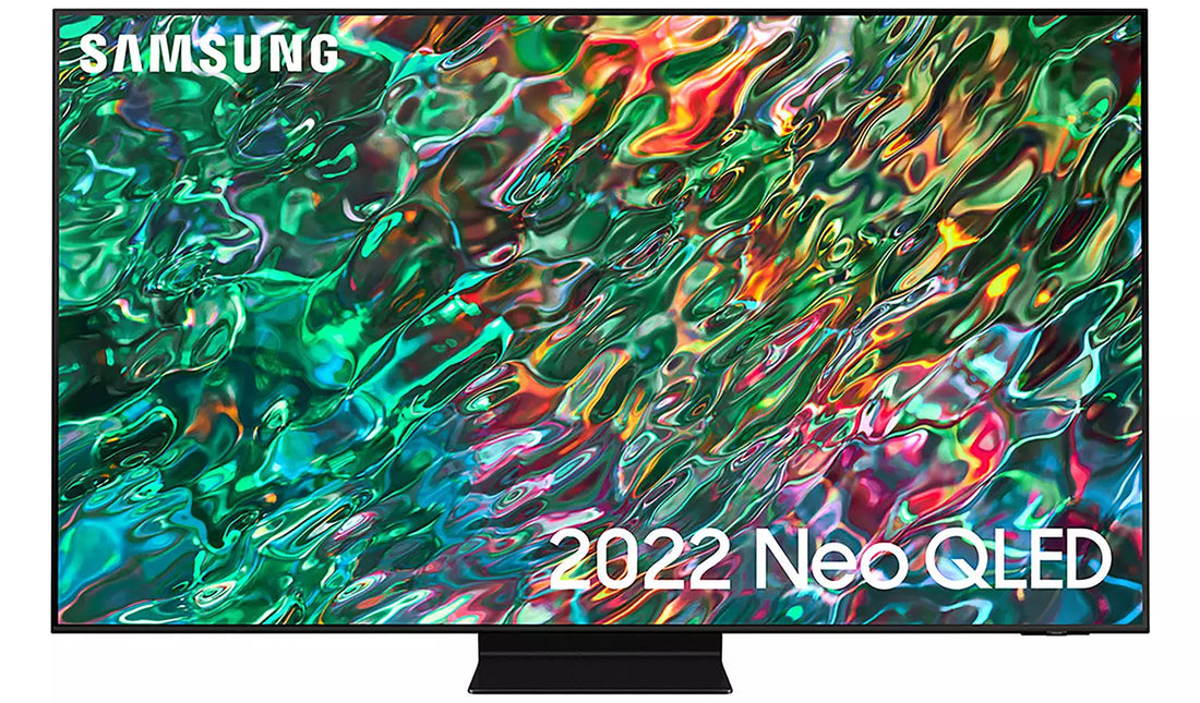 SAMSUNG QE55QN90BATXXU 55" Smart 4K Ultra HD HDR Neo QLED TV with Biyxb, Alexa & Google Assistant