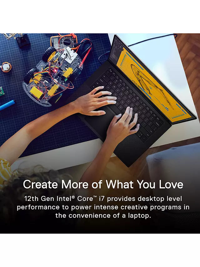 XPS 15 9520 Laptop, Intel Core i7 Processor, 16GB RAM, 1TB SSD, NVIDIA GeForce RTX 3050 Ti, 15.6" Full HD+, Silver