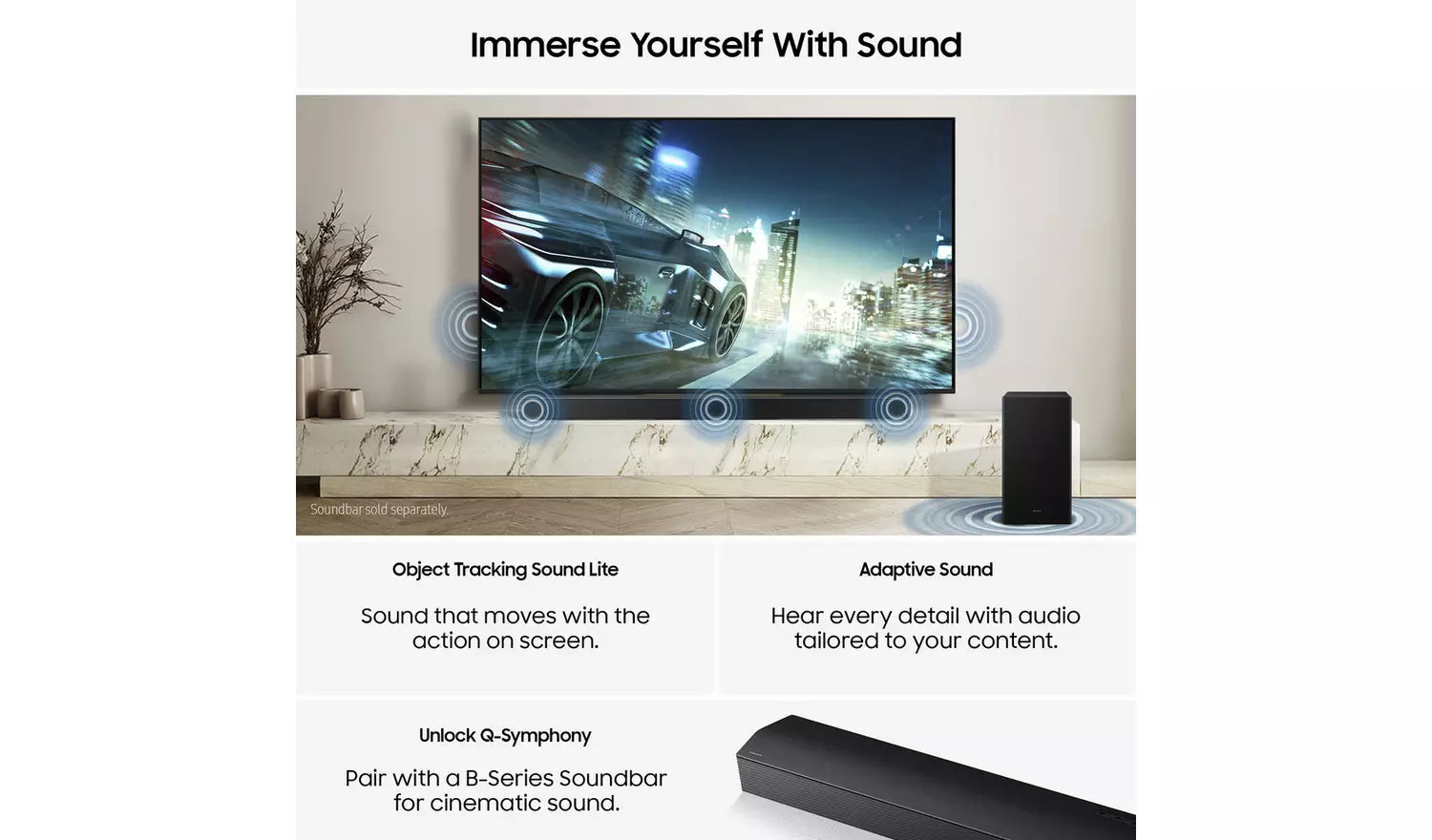 Samsung 50 Inch UE50U8000FK Smart 4K UHD HDR LED TV