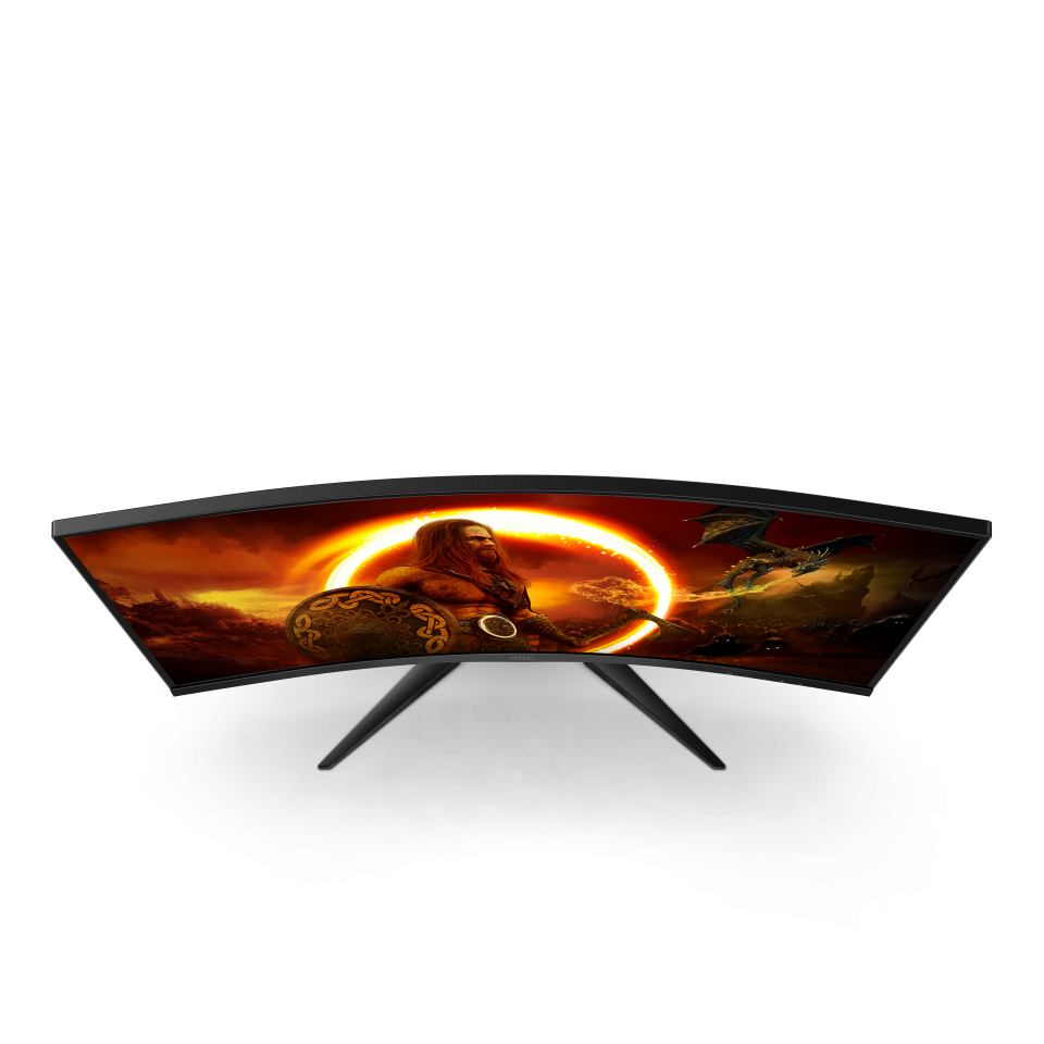 AOC CQ32G2SE/BK Quad HD 31.5" Curved WLED Gaming Monitor - Black - SamaTechs