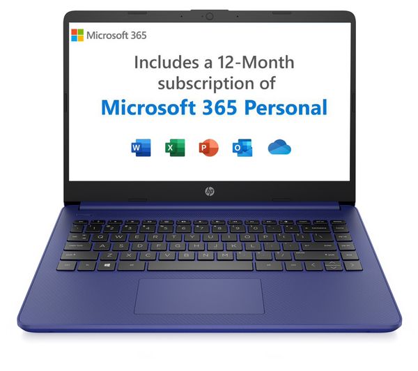 HP Stream 14s-dq0505sa 14" Laptop - Intel® Celeron®, 64 GB eMMC, Blue