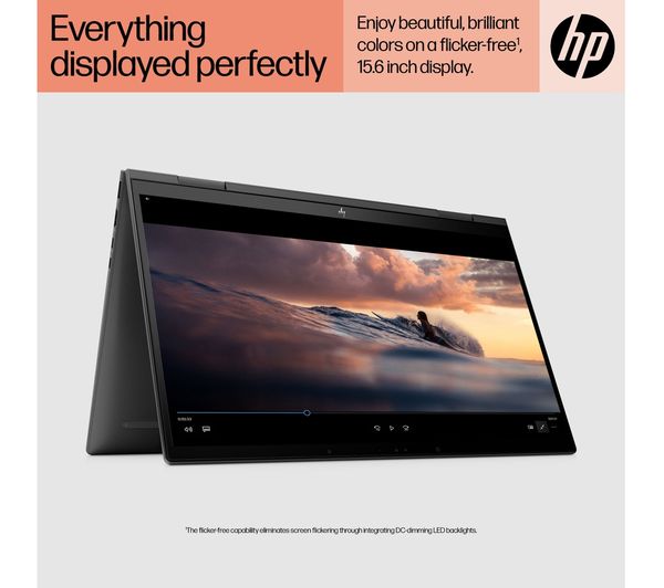 HP ENVY x360 15.6" 2 in 1 Laptop - AMD Ryzen 5, 512 GB SSD, Black