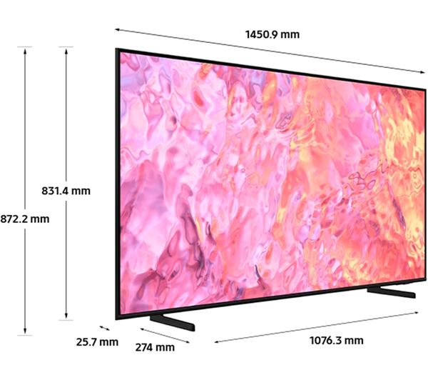 SAMSUNG QE65Q60CAUXXU 65" Smart 4K Ultra HD HDR QLED TV