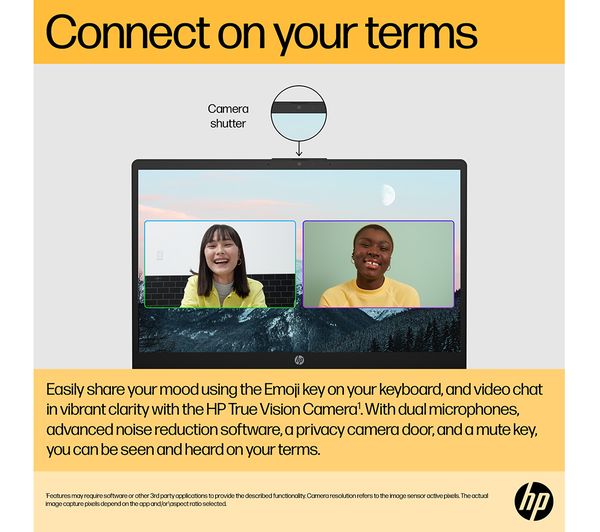 HP 15-fc0516sa 15.6" Laptop - AMD Ryzen 3, 128 GB, Black
