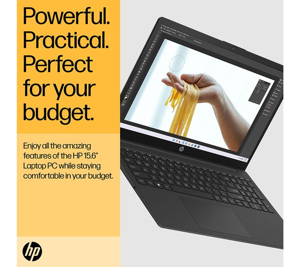 HP 15-fc0516sa 15.6" Laptop - AMD Ryzen 3, 128 GB, Black