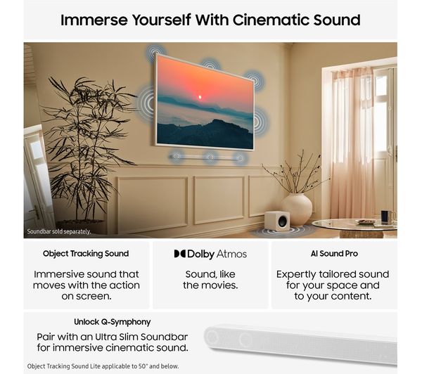 Samsung 55 Inch QE55LS03FAU The Frame Smart QLED TV