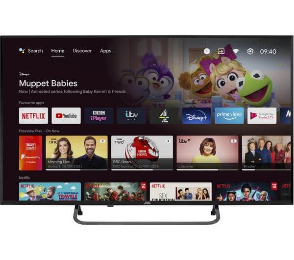 JVC LT-32CA690 Android TV 32" Smart HD Ready LED TV with Google Assistant - SamaTechs