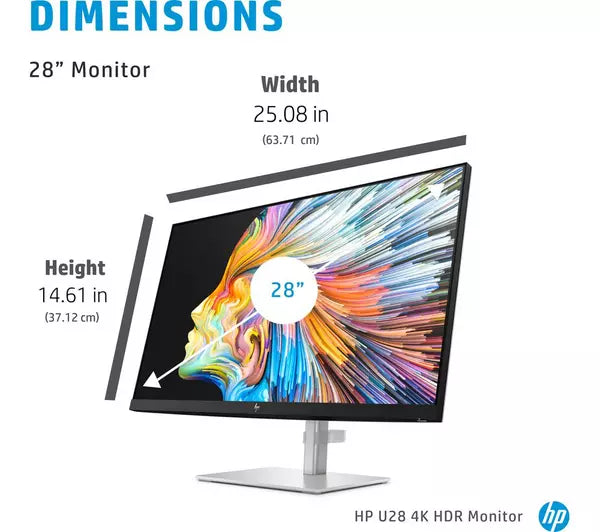 HP U28 4K Ultra HD 28" IPS LCD Monitor - SamaTechs
