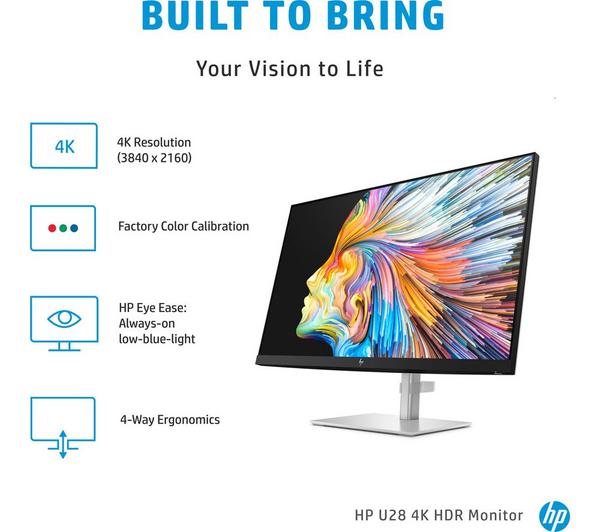 HP U28 4K Ultra HD 28" IPS LCD Monitor - SamaTechs