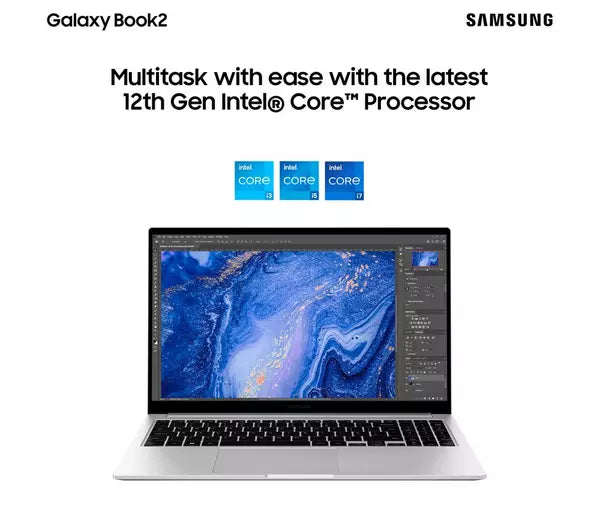 SAMSUNG Galaxy Book2 15.6" Laptop - Intel® Core™ i5, 512 GB SSD, Silver