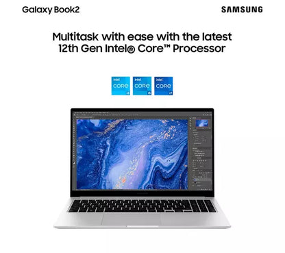 SAMSUNG Galaxy Book2 15.6&quot; Laptop - Intel® Core™ i5, 512 GB SSD, Silver