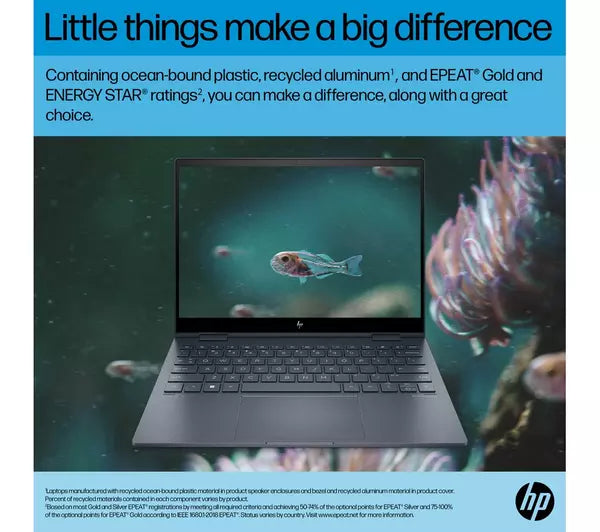 HP ENVY x360 13.3&quot; 2 in 1 Laptop - Intel® Core™ i7, 512 GB SSD, Blue