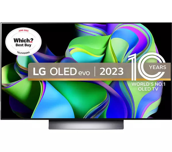 LG OLED48C34LA 48" Smart 4K Ultra HD HDR OLED TV with Amazon Alexa