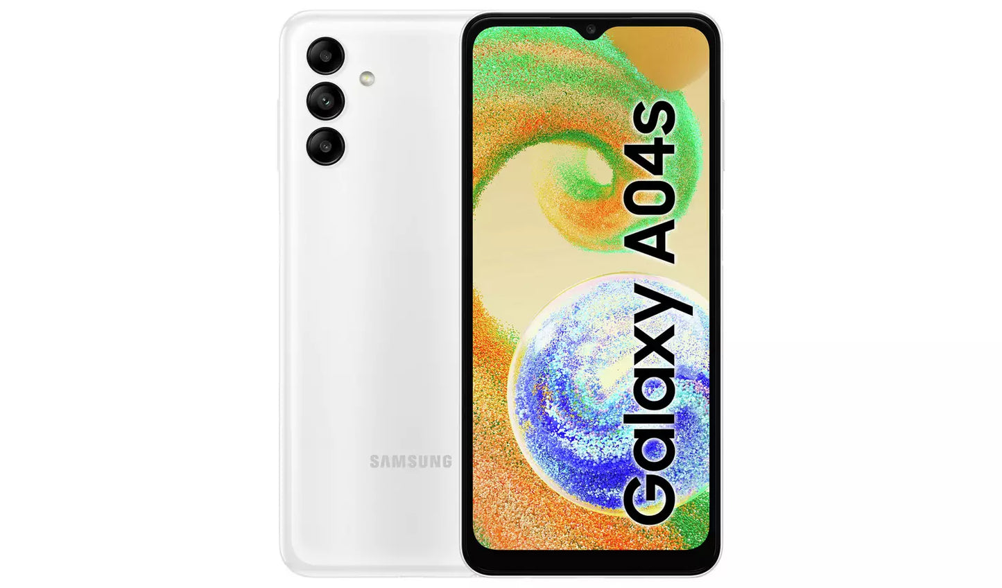 SIM Free Samsung Galaxy A04s 32GB Mobile Phone - White