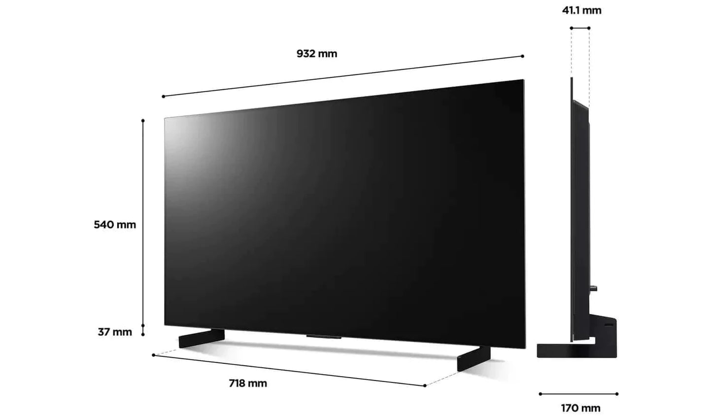 LG 42 Inch OLED42C24LA Smart 4K UHD HDR Led Freeview TV - SamaTechs