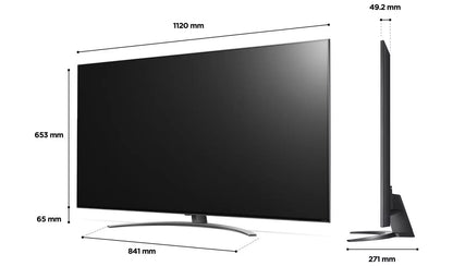 LG 50 Inch 50QNED816QA Smart 4K UHD HDR QNED Freeview TV