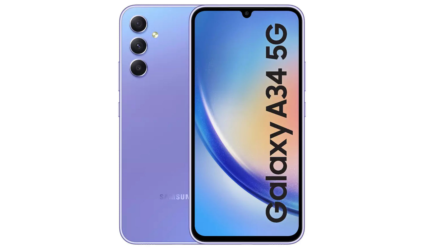 SAMSUNG Galaxy A34 5G - 128 GB, Awesome Violet