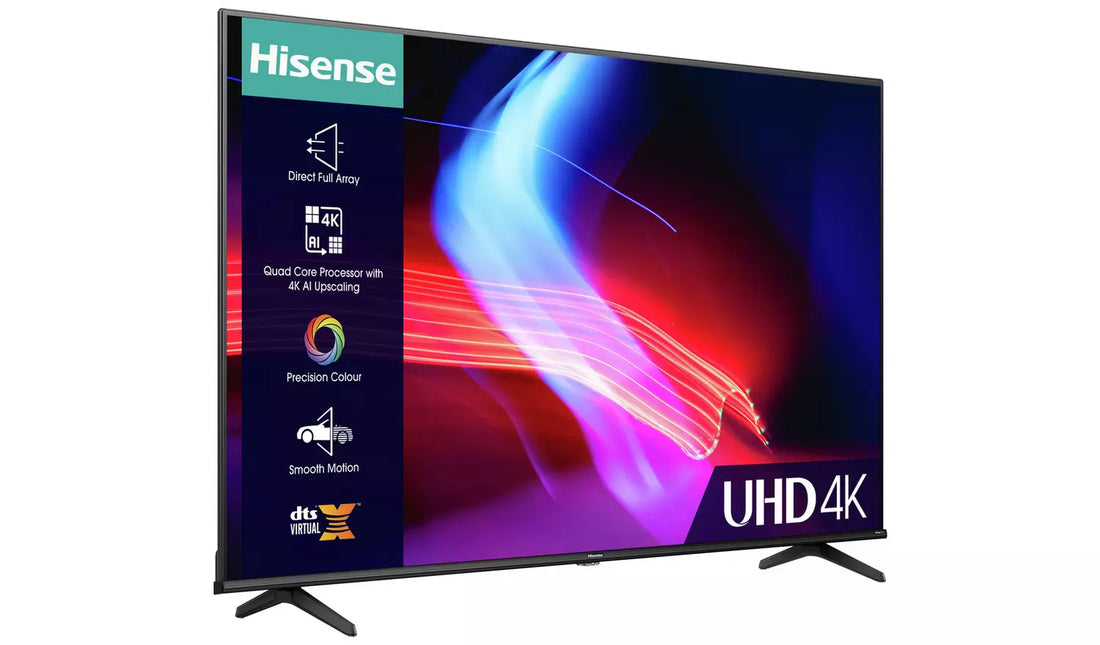 Hisense 50 Inch 50A6KTUK Smart 4K UHD HDR DLED Freeview TV