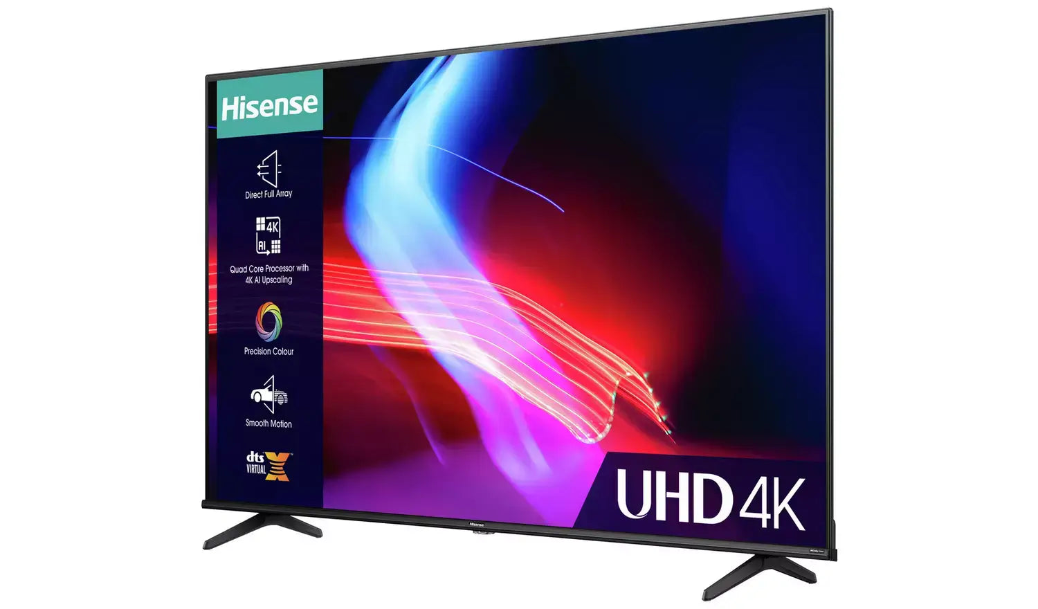 Hisense 70 Inch 70A6KTUK Smart 4K UHD HDR DLED Freeview TV