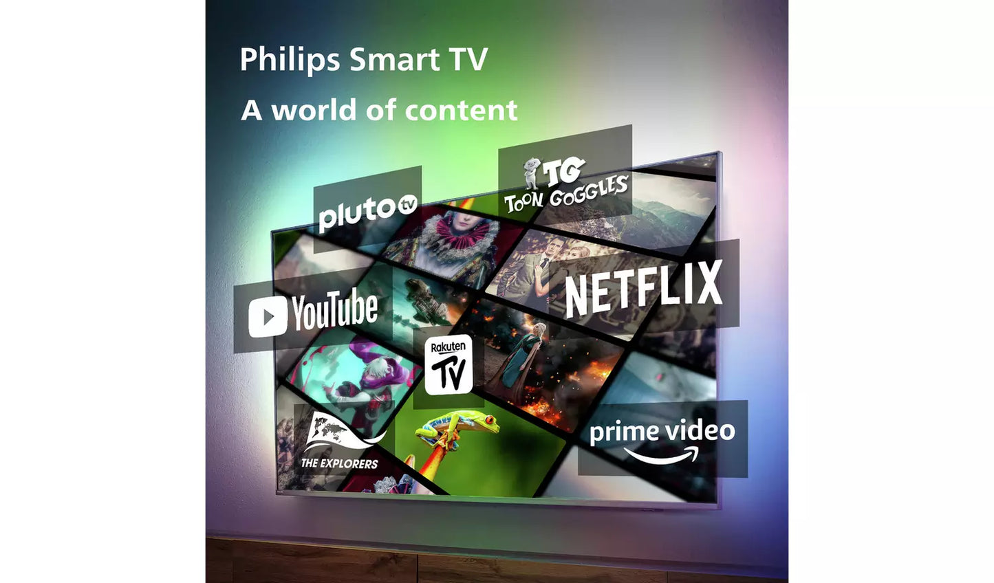 PHILIPS Ambilight 32PFS6908 32" Smart Full HD HDR LED TV