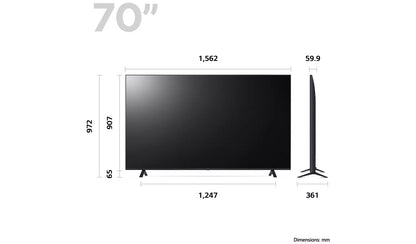 LG 70 Inch 70UR80006LJ Smart 4K UHD HDR LED Freeview TV