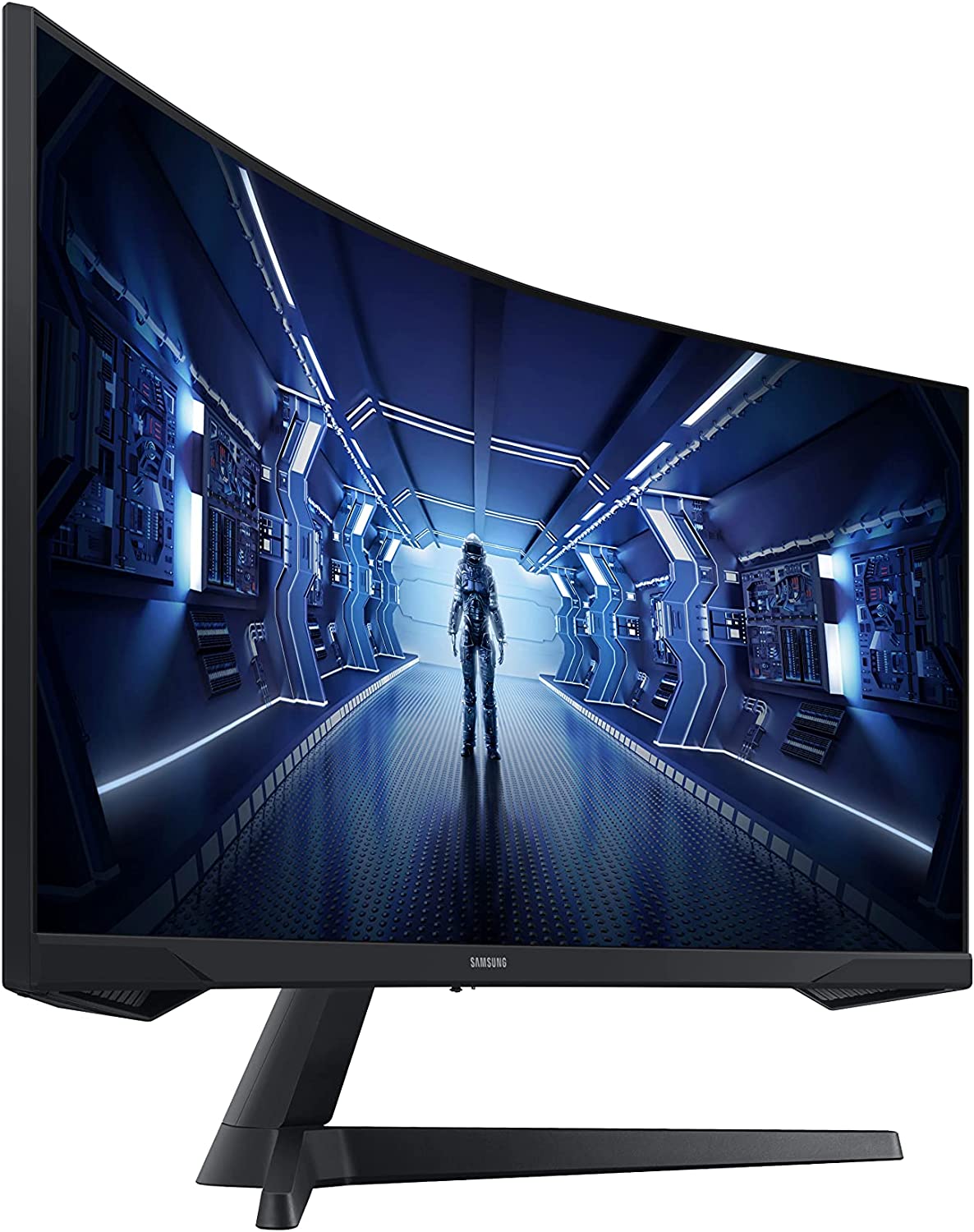 SAMSUNG Odyssey G5 LC34G55TWWPXXU Wide Quad HD 34" Curved VA LCD Gaming Monitor - Black - SamaTechs