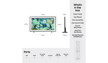 Samsung 50 Inch QE50LS03FAU The Frame Smart QLED TV