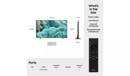 Samsung 50 Inch QE50Q7FAAUXXU Smart 4K UHD HDR QLED TV