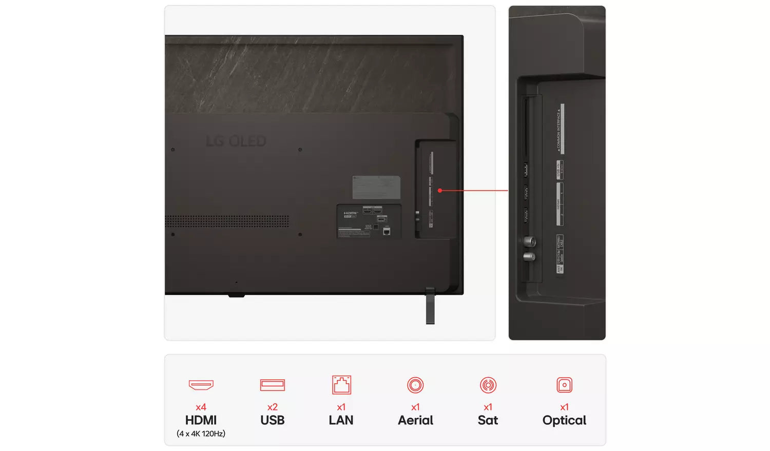LG 48 Inch OLED48B56LA Smart 4K UHD HDR OLED TV