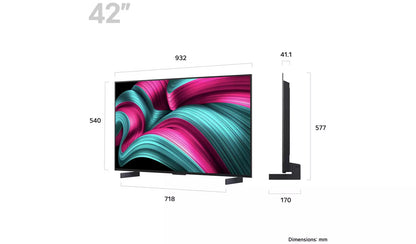 LG 42 Inch OLED42C55LA Smart 4K UHD HDR OLED TV