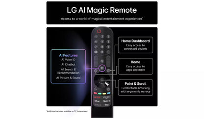 LG 77 Inch OLED77C55LA Smart 4K UHD HDR OLED TV