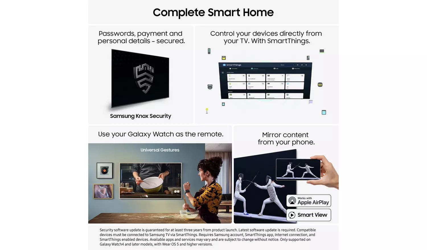 SAMSUNG QE55S85FAU 55" OLED 4K Vision AI Smart TV 2025 - QE55S85F