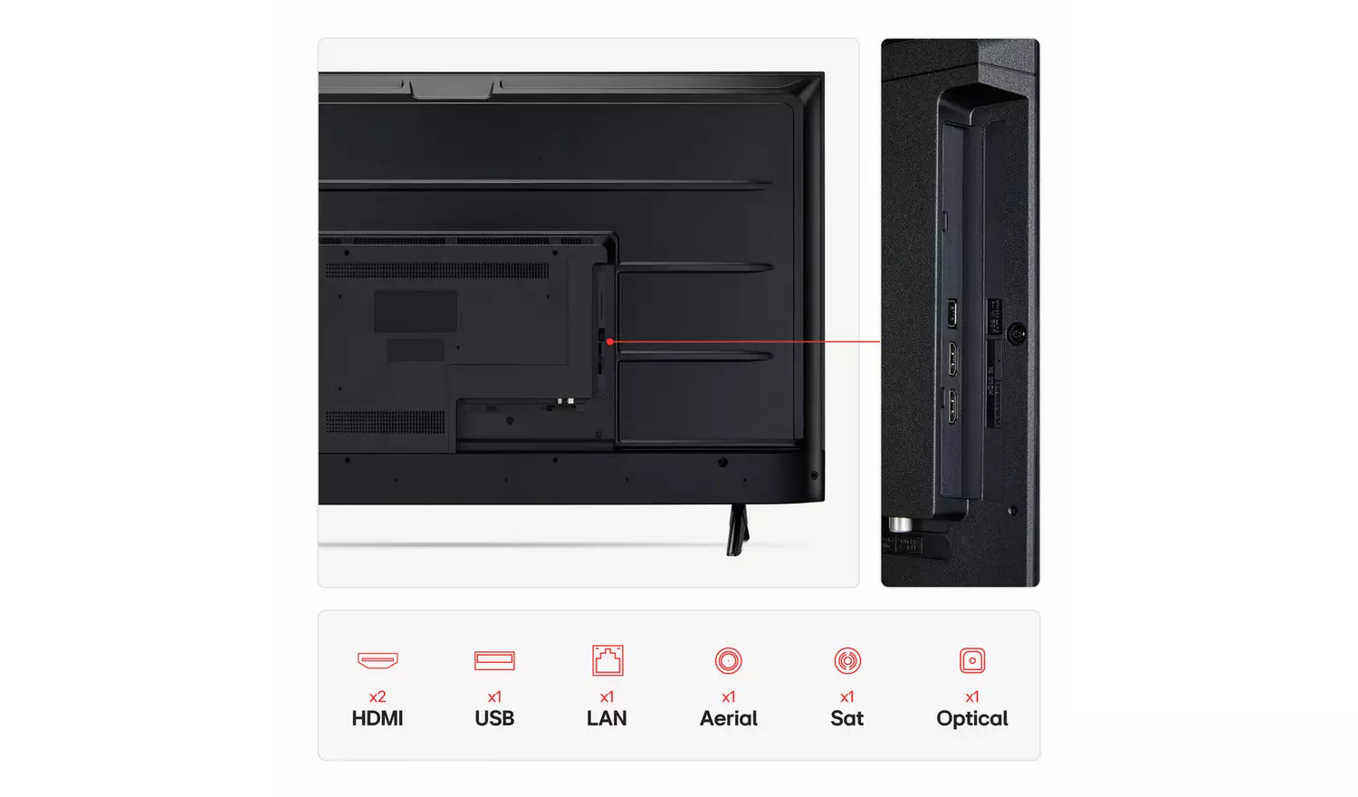 LG 43Inch 43LR60006LA Smart FHD HDR LED TV