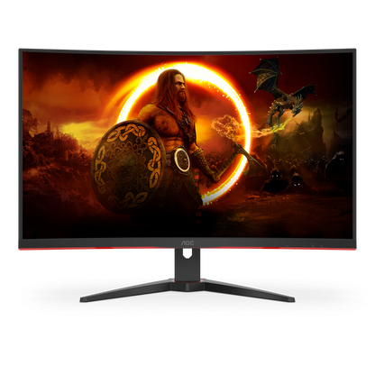 AOC CQ32G2SE/BK Quad HD 31.5&quot; Curved WLED Gaming Monitor - Black - SamaTechs