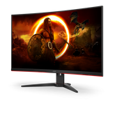 AOC CQ32G2SE/BK Quad HD 31.5" Curved WLED Gaming Monitor - Black - SamaTechs