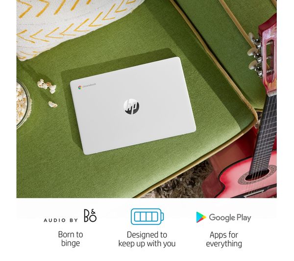 HP 14-na503sa 14" Chromebook - Intel® Celeron®, 64 GB eMMC, White