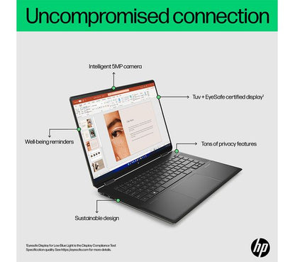 HP Spectre x360 16-f2500na 16&quot; 2 in 1 Laptop - Intel® Core™ i7, 1 TB SSD, Black