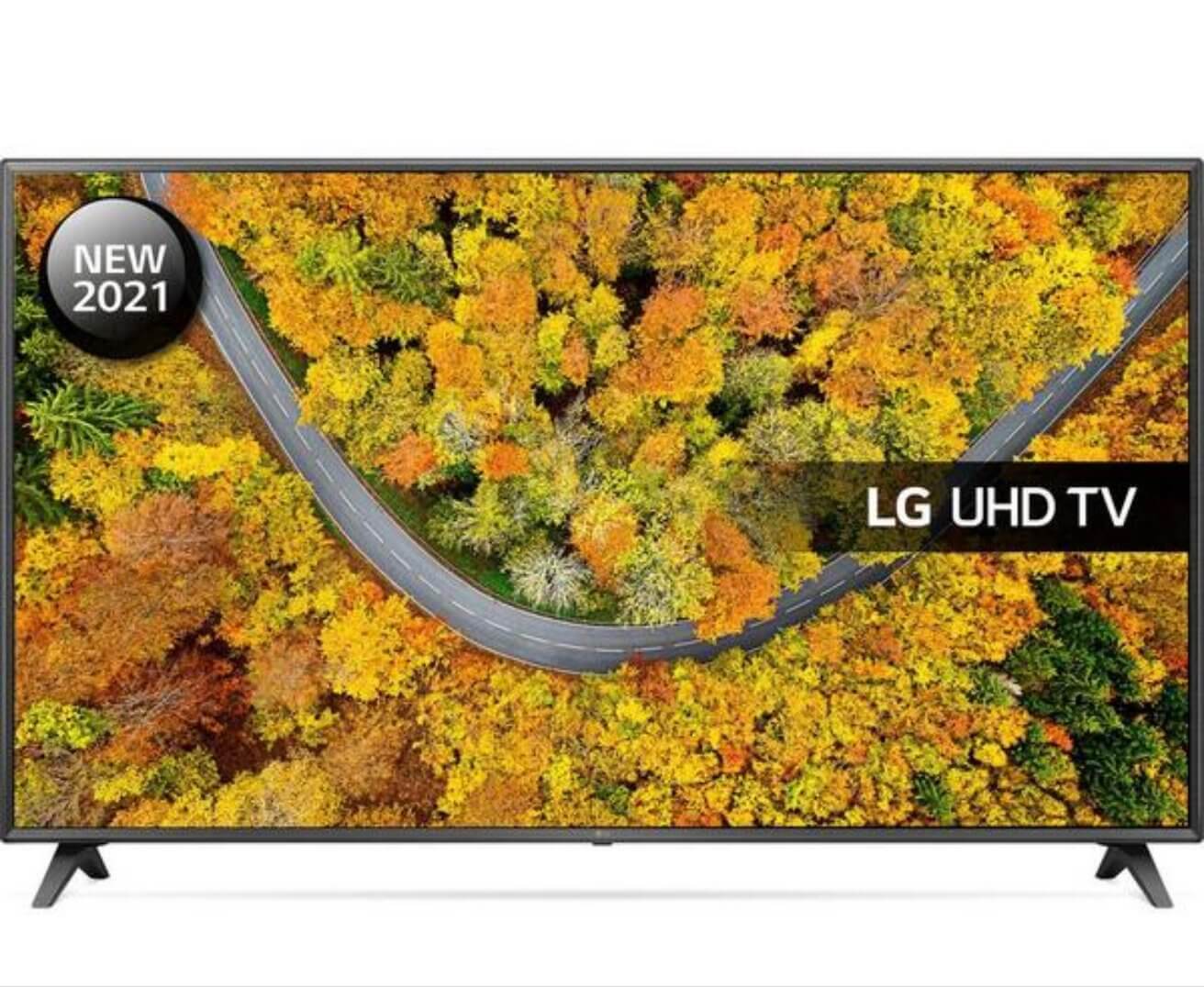 LG 43UP75006LF 43 inch 4K UHD HDR Smart LED TV (2021 Model) with Freeview Play, Prime Video, Netflix, Disney+ - SamaTechs