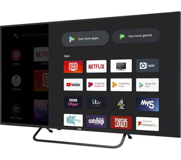 JVC LT-32CA690 Android TV 32" Smart HD Ready LED TV with Google Assistant - SamaTechs